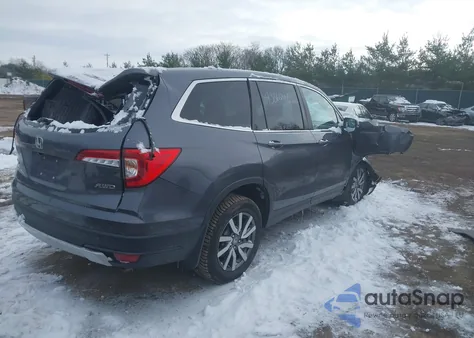 2022 Honda Pilot Ex-L z USA, uszkodzony, nr VIN 5FNYF6H51NB000702